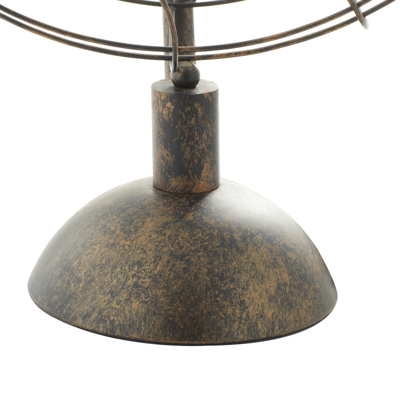 Black Metal Industrial Table Lamp, 24